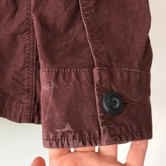 Lucky Brand Maroon Utility Jacket Size S - Picture 8 of 14